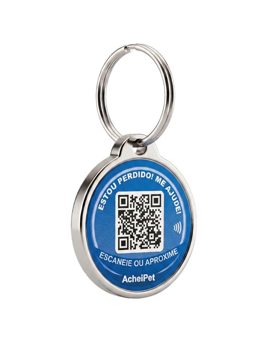 Medalha AcheiPet, foto do produto